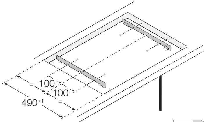 SAMSUNG NZ84F7NC6AB - INSTALLATION DE L'APPAREIL SUR LE PLAN DE TRAVAIL - 10