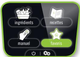 MOULINEX CEZ001 - Preparer une recette DEJA sauvegard COMME FAVORI - 1