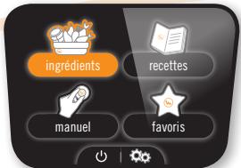 MOULINEX CEZ001 - Menu d'ingrédients - 1