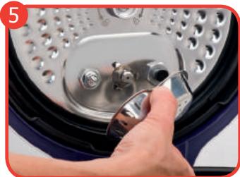 MOULINEX CEZ001 - Remontage du sous-ensemble couvercle metallique: - 1