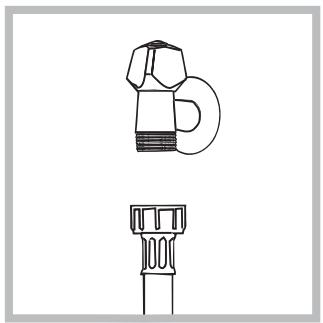 HOTPOINT-ARISTON WMG 1063BX BLANC - Raccordement du tuyau d'arrivée de l'eau - 1