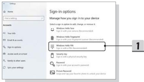 MSIPC portableMODERN 15 A10M - Comment configurer l'authentification par empreintes digitales avec windows hello - 5