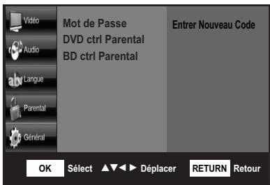 SHERWOOD BDP 6003 - Changer le Mot de Passe - 1