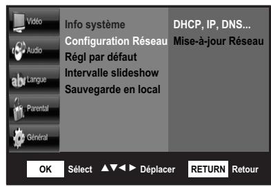 SHERWOOD BDP 6003 - Configuration du Réseau - 4