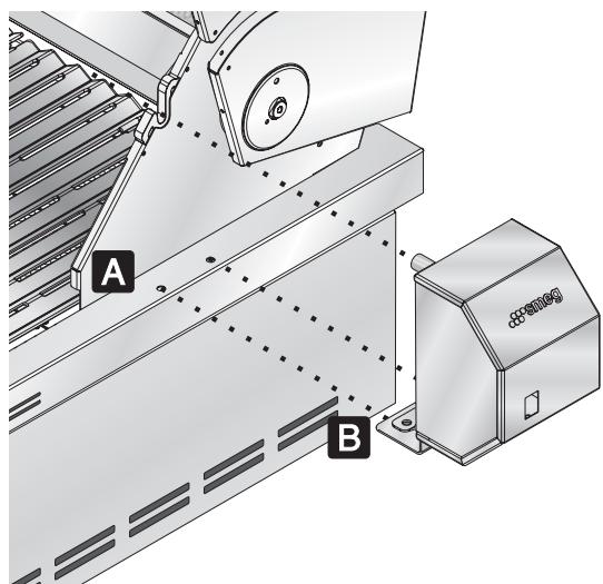 SMEG BQ91T-1 - Positionnement et utilisation du moteur du tournebroche - 1