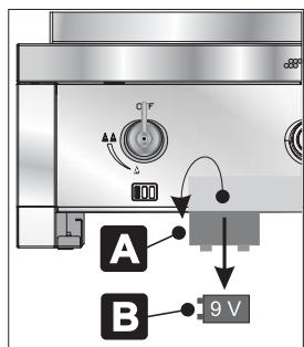SMEG BQ91T-1 - Mise en place et remplacement de la pile - 1