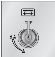 SMEG BQ91T-1 - Manette de commande du bruleur radiant - 1