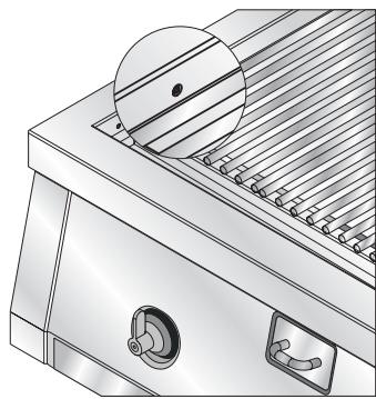 SMEG BQ91T-1 - Allumage manuel des brûleurs (séquence pour les brûleurs à l'intérieur du barbecue) - 1