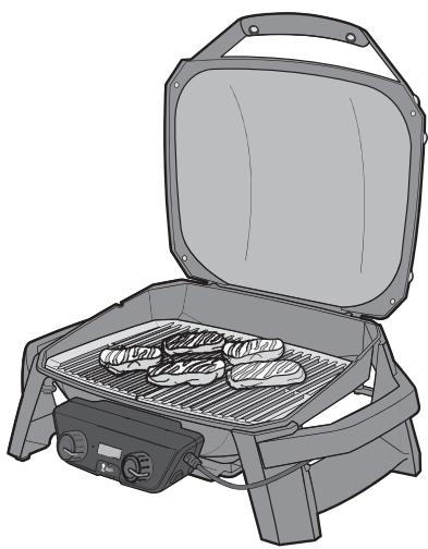 WEBER PULSE 1000 AVEC STAND - Rangement du régulateur de température - 4