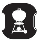 WEBER PULSE 1000 AVEC STAND - Plage de température du barbecue Pulse : - 1
