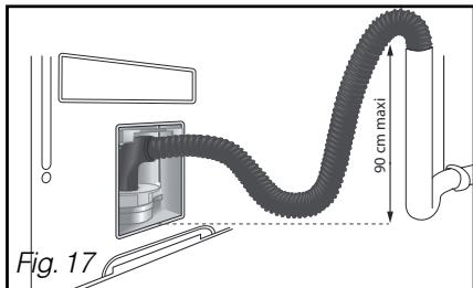 BRANDT EFE 9711 F BLANC - - Evacuation directe de l'eau de condensation - 5