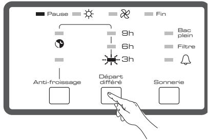 BRANDT EFE 9711 F BLANC - Modification d'une programmation ou d'un séchage en cours : - 2