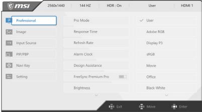 MSI PS3521URV - Touche Navi - 3