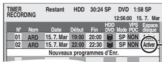 PANASONIC DMR-EH60 - Appuyez sur [ENTER]. - 1