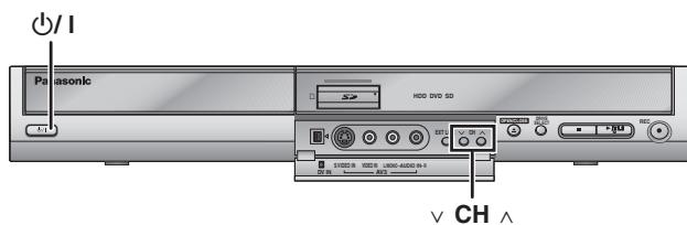 PANASONIC DMR-EH60 - Étape 2 réglage des canaux en réception - 1