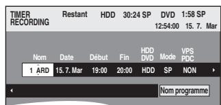 PANASONIC DMR-EH60 - Appuyez sur [ENTER]. - 1