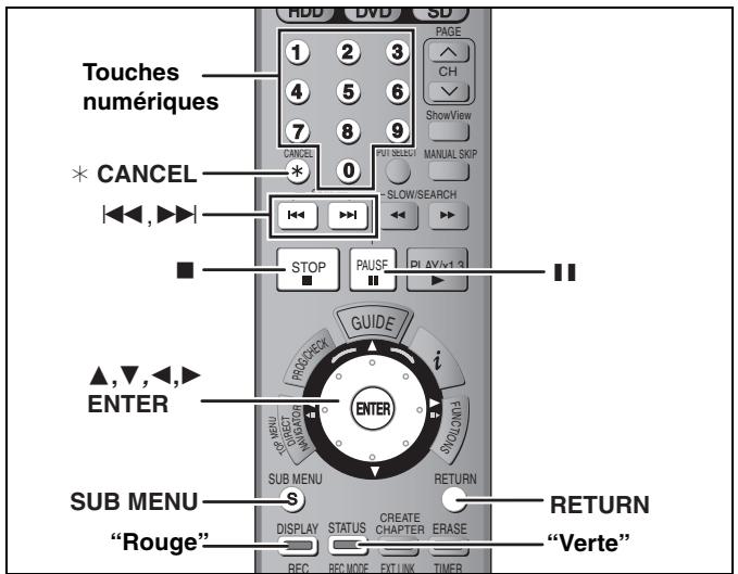 PANASONIC DMR-EH60 - Pour quitter cet écran - 1