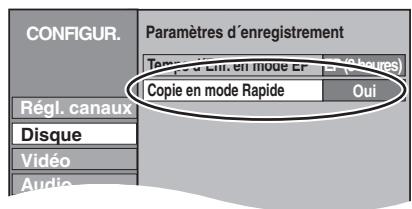 PANASONIC DMR-EH60 - Pour copier des titres en mode grande vitesse du disque dur vers un dvd-r, etc. - 1