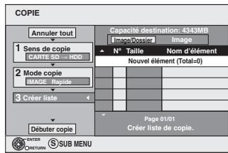 PANASONIC DMR-EH60 - Définissez les images fixes à copier. - 1