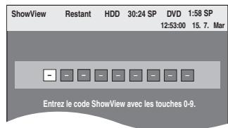 PANASONIC DMR-EH60 - Utilisation des codes showview pour réaliser des enregistrements par minuterie - 1