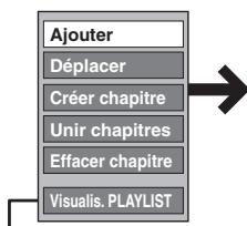 PANASONIC DMR-EH60 - Montage et lecture de listes de lecture/chapitres - 4