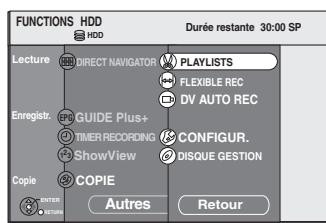 PANASONIC DMR-EH60 - Appuyez sur [, ] pour choisir un élément et appuyez sur [ENTER]. - 1