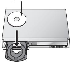 PANASONIC DMR-EH60 - Appuyez sur [▲ open/close] sur l'appareil principal pour ouvrir le plateau, et introduisez un disque. - 1