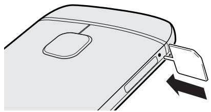 HTC OME M9 - Insérer une carte nano SIM - 1