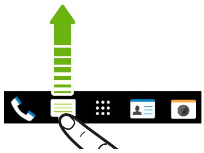 HTC OME M9 - Barre de lancement - 1