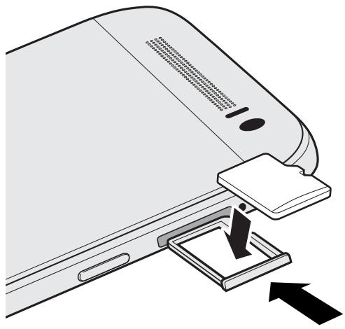 HTC OME M9 - Installer la carte microsd - 2