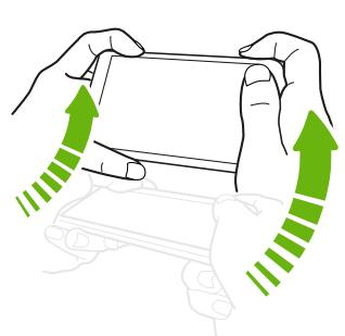 HTC OME M9 - Lancement automatique de l'appareil photo avec motion launch snap - 1