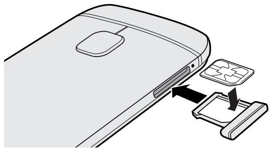 HTC OME M9 - Insérer une carte nano SIM - 2