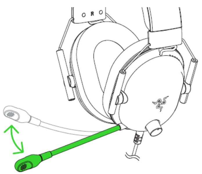 RAZER BlackSharkV2X - Utiliser le MICRO cardioide RAZER hyperclear - 1