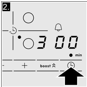 BOSCH PIX631B17E - Programmer le temps de cuisson. - 1