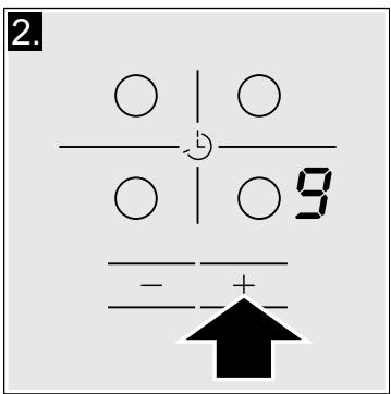 BOSCH PIX631B17E - Kochstufe auswählen - 2