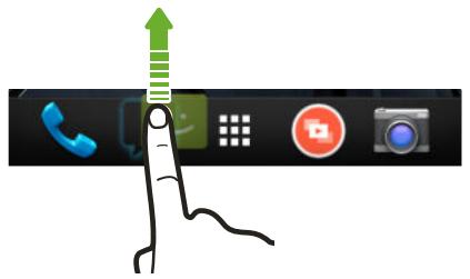 HTC DESIRE 516 DUAL WH - Personnaliser la barre de lancement - 1