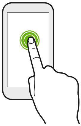 HTC DESIRE 516 DUAL WH - Appuyer et maintenir - 1