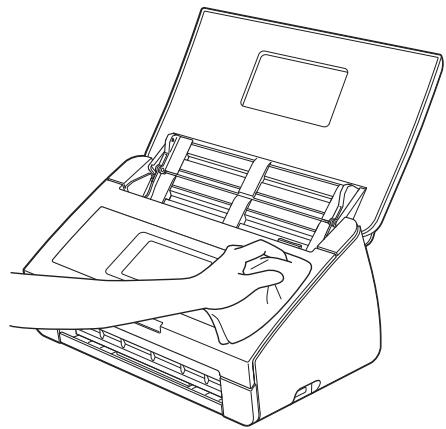 BROTHER ADS-2100E - Nettoyage de l'extérieur de l'appareil - 2