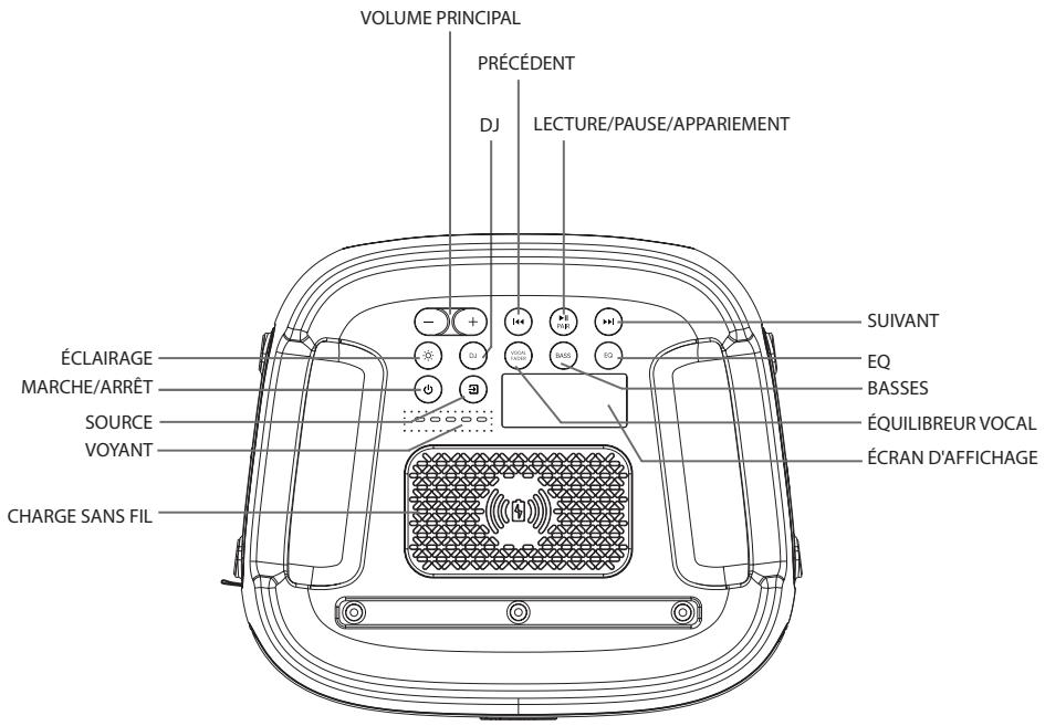 HISENSE MINIPARTY ROCKER ONE - Vue de dessus - 1