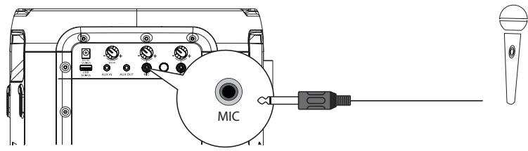 HISENSE MINIPARTY ROCKER ONE - Tomada MIC - 1