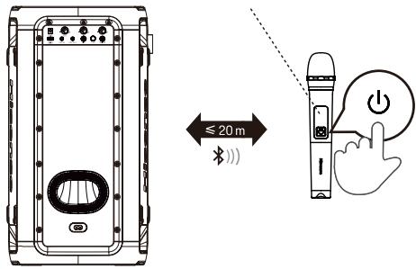 HISENSE MINIPARTY ROCKER ONE - Wenn die Batterien schwach sind, tauschen Sie die Batterien aus. - 2