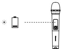 HISENSE MINIPARTY ROCKER ONE - Anzeige für schwache Batterie. - 1