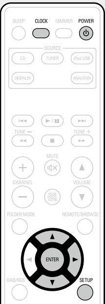 DENON D-M39 SPBK SILVER - Réglage de l'heure actuelle (Affichage 12 h) - 1