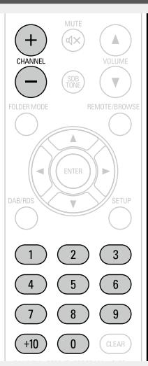 DENON D-M39 SPBK SILVER - Écoute de stations préréglées - 1
