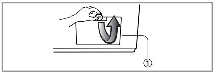 LG-GOLDSTAR WD-485TP - Le filtre de la pompe de vidange - 1