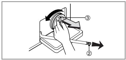 LG-GOLDSTAR WD-485TP - Le filtre de la pompe de vidange - 2