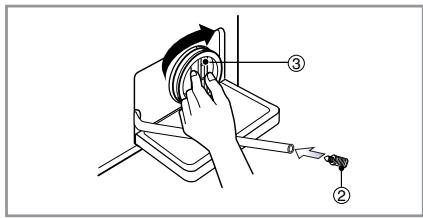 LG-GOLDSTAR WD-485TP - Le filtre de la pompe de vidange - 4