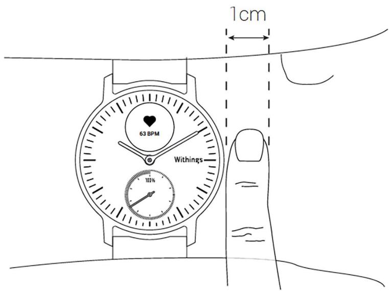 WITHINGS NOIR - Port de votre withings steel HR™ - 1