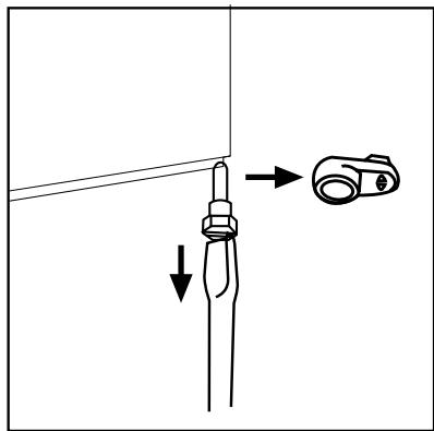 BRANDT DB 2750 E - Instructions pour l'encastrement réversibilité des portes - 4