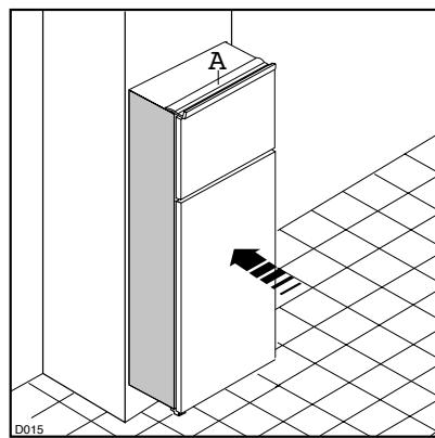 BRANDT DB 2750 E - Dimensions de la niche - 3